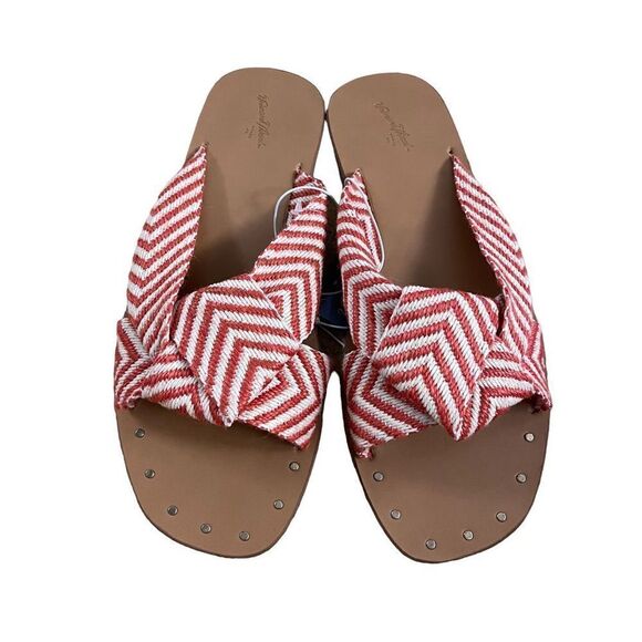 Universal Thread ~ Women's Louise Chevron Print Knotted Slide Sandal ~ size 9.5 - Picture 3 of 7